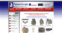 Desktop Screenshot of military.americanuniform.com